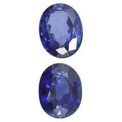 0.63 Carat Natural Blue Sapphires Precious Loose Gemstones, Customisable Jewels