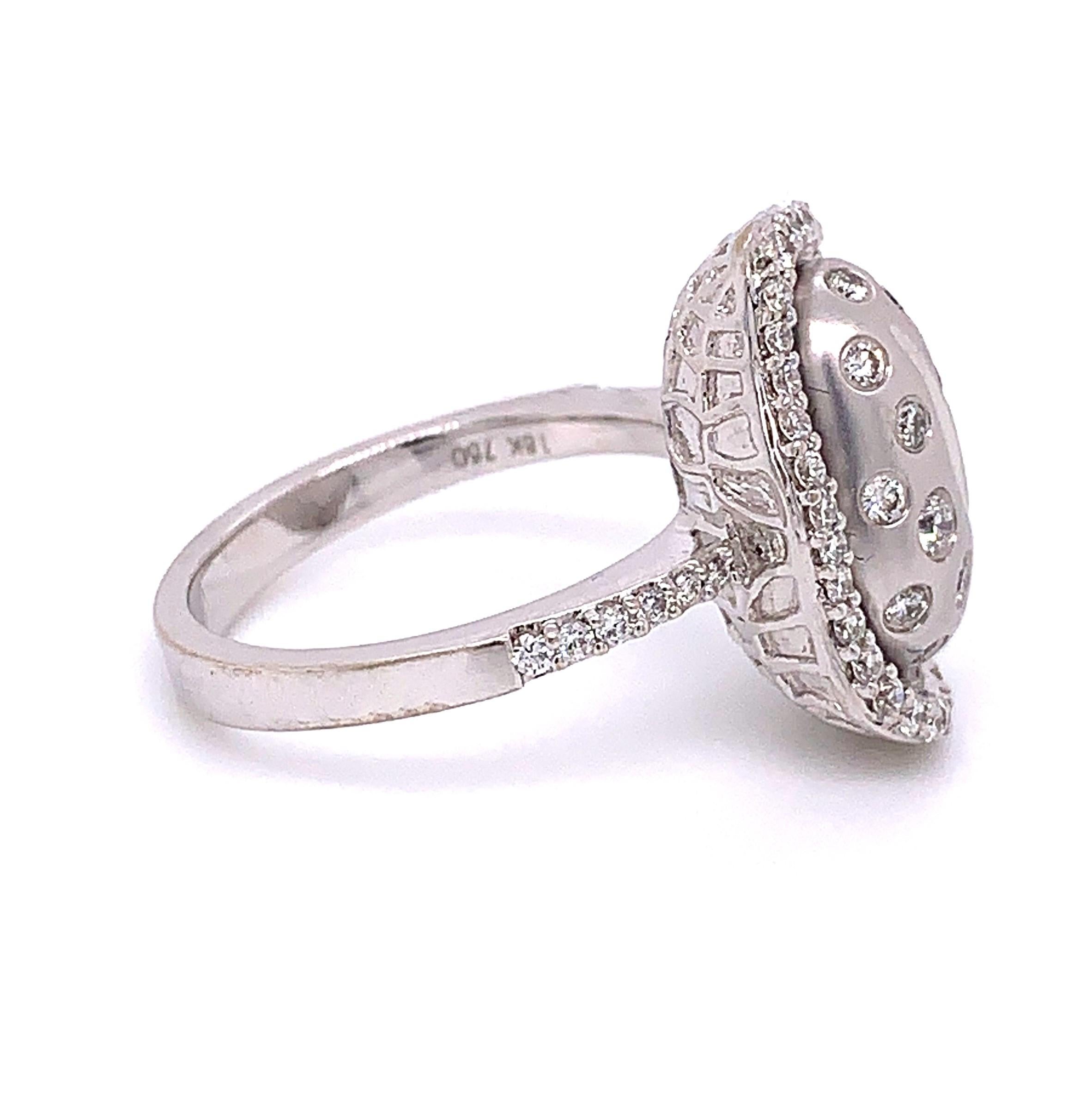 Round Cut 0.65 Carat Diamond Fashion Ring