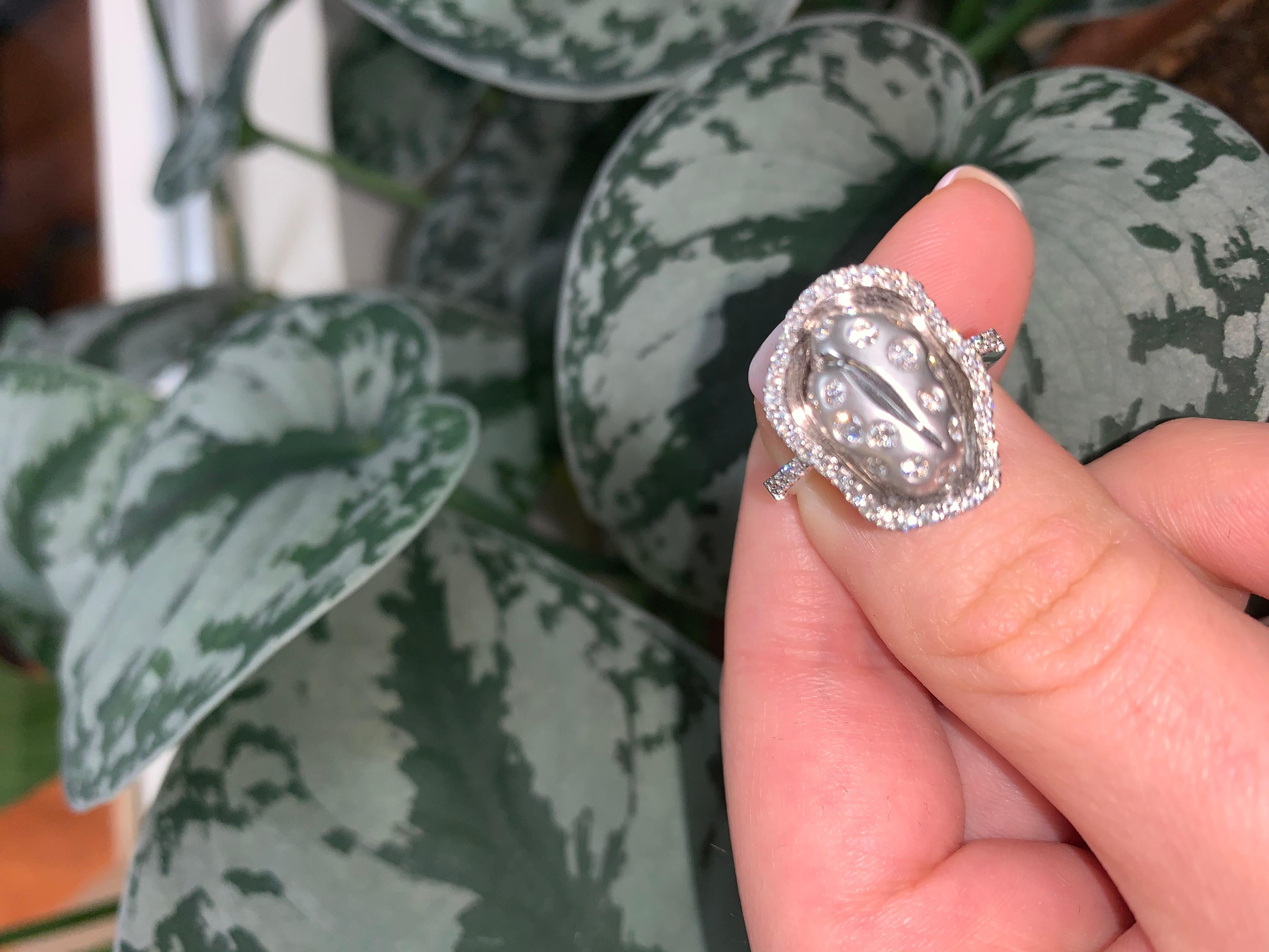 Women's or Men's 0.65 Carat Diamond Fashion Ring