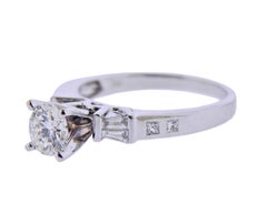 0.65 Carat Diamond Gold Engagement Ring