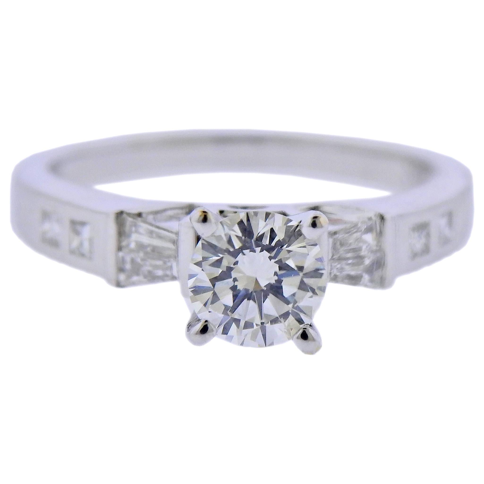 Bague de fiançailles en or avec diamants de 0,65 carat