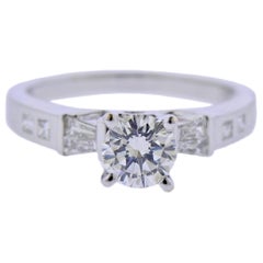Vintage 0.65 Carat Diamond Gold Engagement Ring