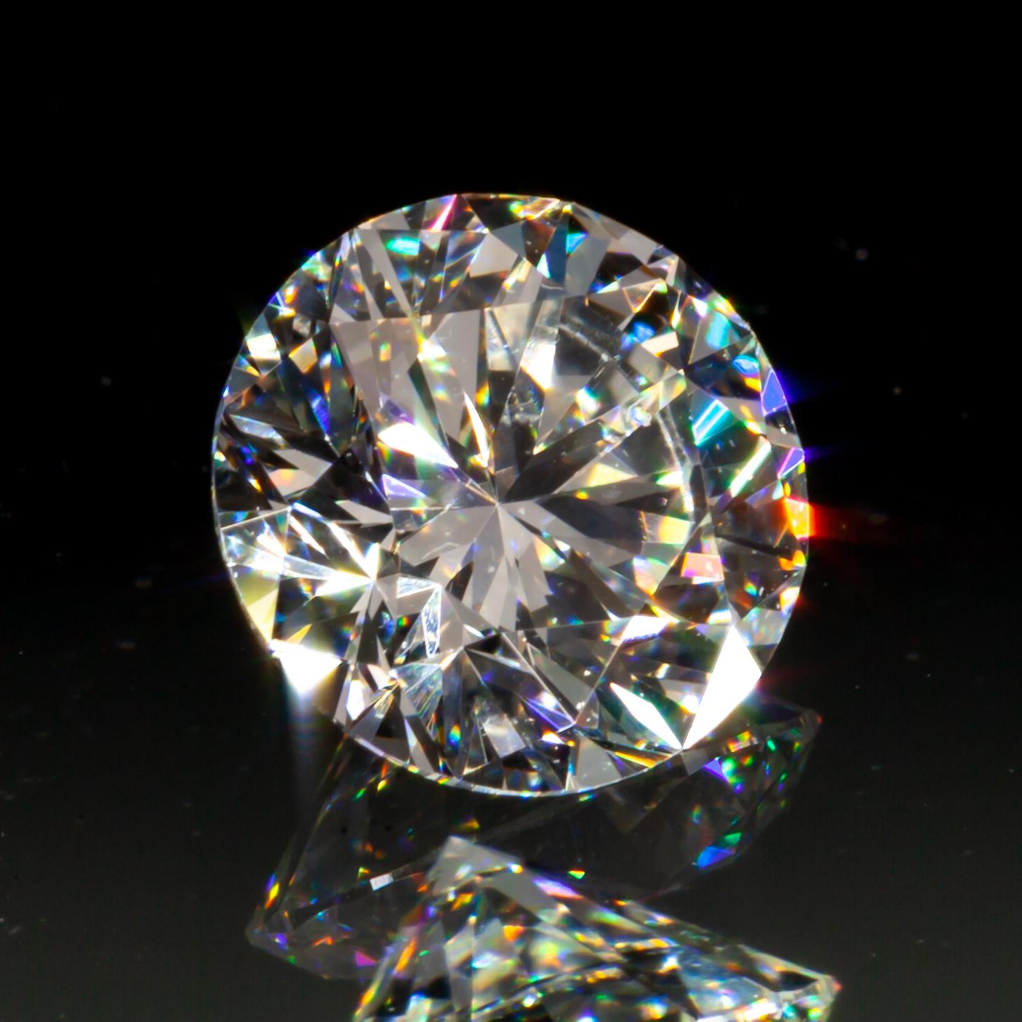 0,65 Karat Lose G / VS2 Runder Brillantschliff Diamant GIA zertifiziert für Damen oder Herren im Angebot