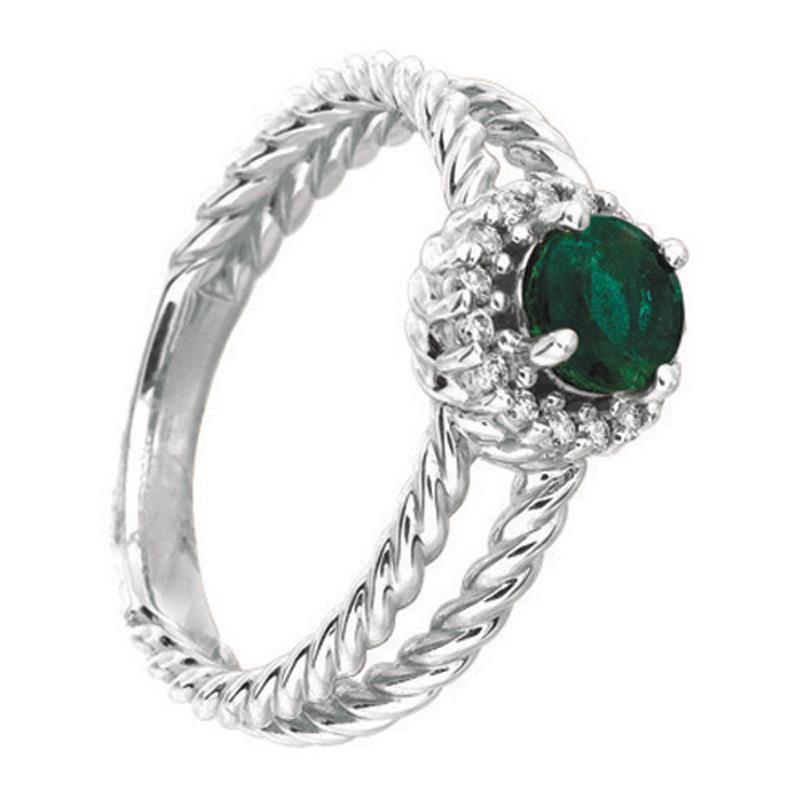 0.65 Carat Natural Diamond and Emerald Ring G SI 14K White Gold

100% Natural Diamonds and Emeralds
0.65CTW
G-H
SI
14K White Gold Prong style, 4.00 grams
5/16 inch in width
Size 7
16 diamonds - 0.15ct, 1 emeralds - 0.50ct

R6691WE

ALL OUR ITEMS ARE