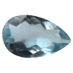 0.65 carat Pear cut Aquamarine