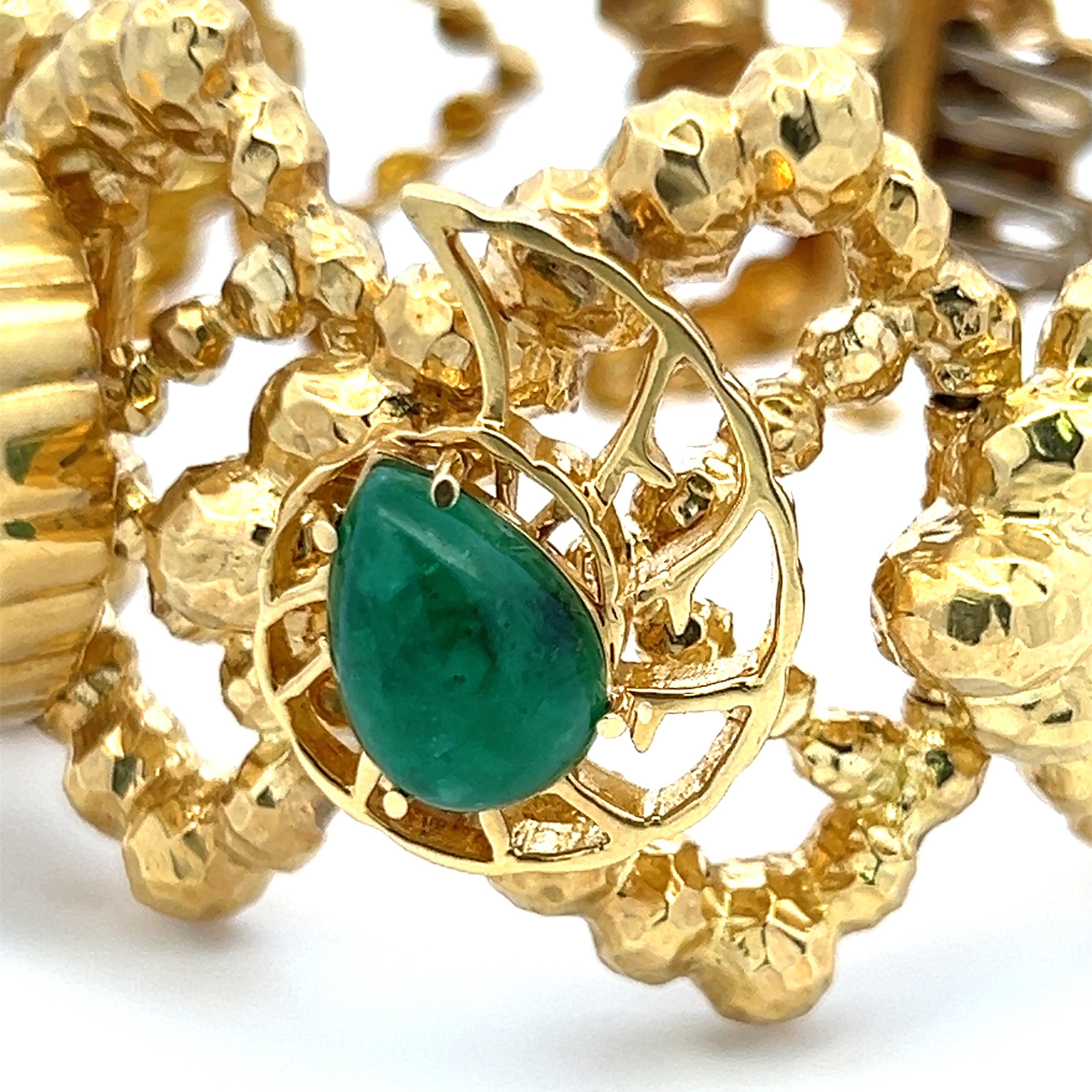 Taille brillant 0.65 Carat Round Brilliant G VS1 Diamond Bracelet à maillons en or jaune 18 carats en vente