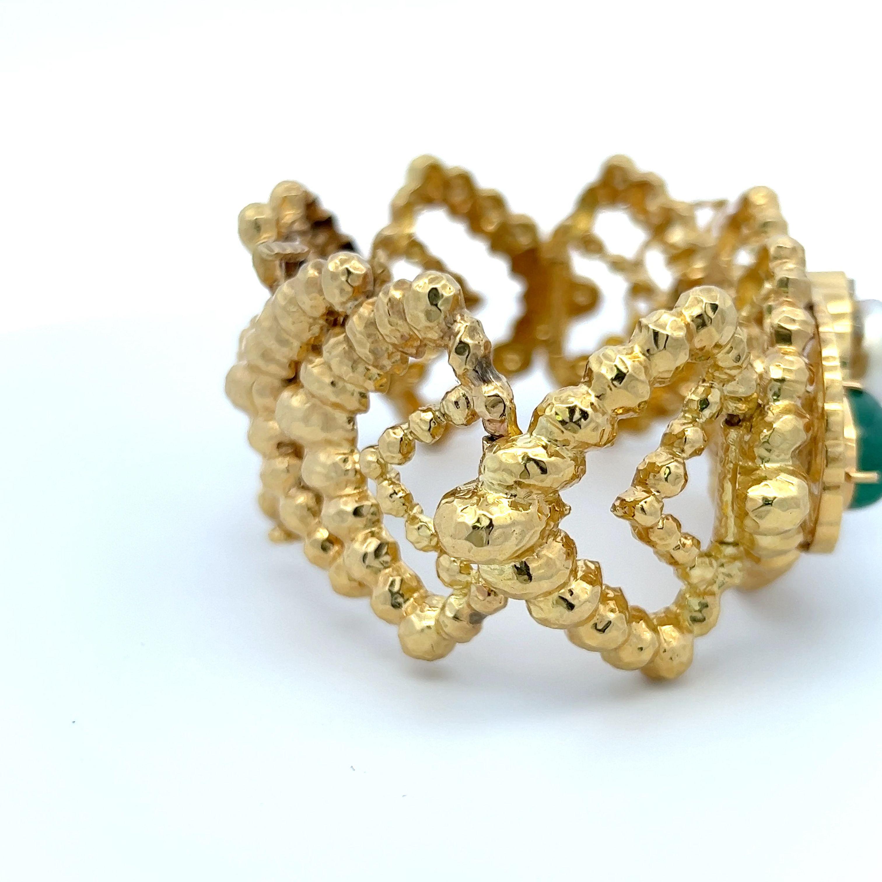 0.65 Carat Round Brilliant G VS1 Diamond Bracelet à maillons en or jaune 18 carats en vente 2