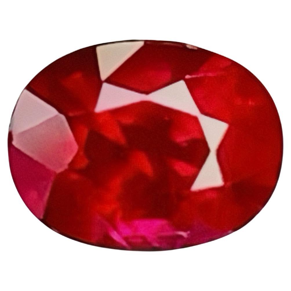 0,65 Ct Certificato GIA Rubino di Birmania naturale non riscaldato Colore sangue di piccione occhi puliti