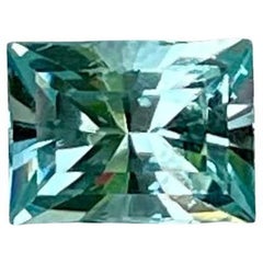 0.66 carats Aquamarine Stone Custom Precision Cut Natural African Gemstone