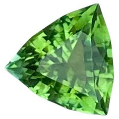 0,66 Carati Greene & Greene Stone Taglio Trillion Gemma Afgana Naturale