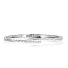 Bracciale con diamanti taglio brillante rotondo da 0,66 ct.
