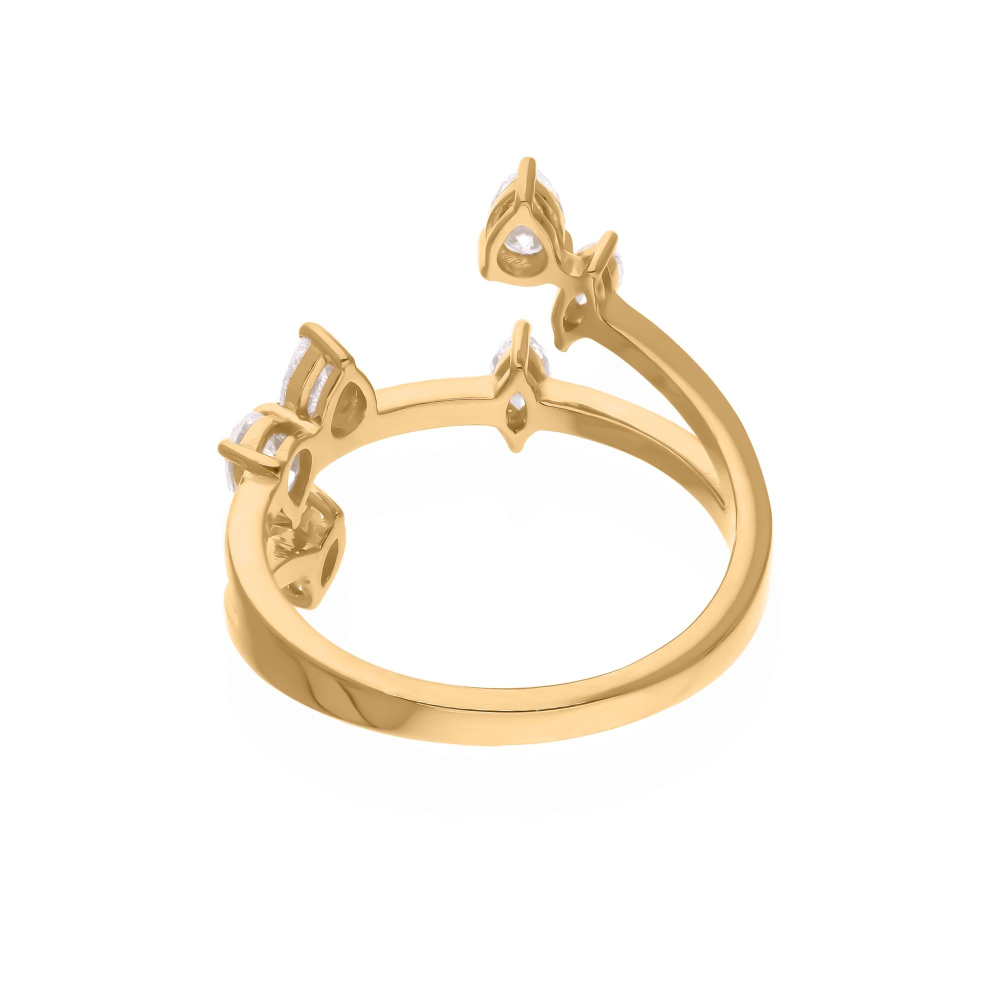 Cast from 14-karat gold, these exquisite ring is handset with 0.67 carats of sparkling diamonds.

FOLLOW SPECTRUM JEWELS storefront to view the latest collection & exclusive pieces. Spectrum Jewels is proudly rated as a Top Seller on 1stdibs with 5