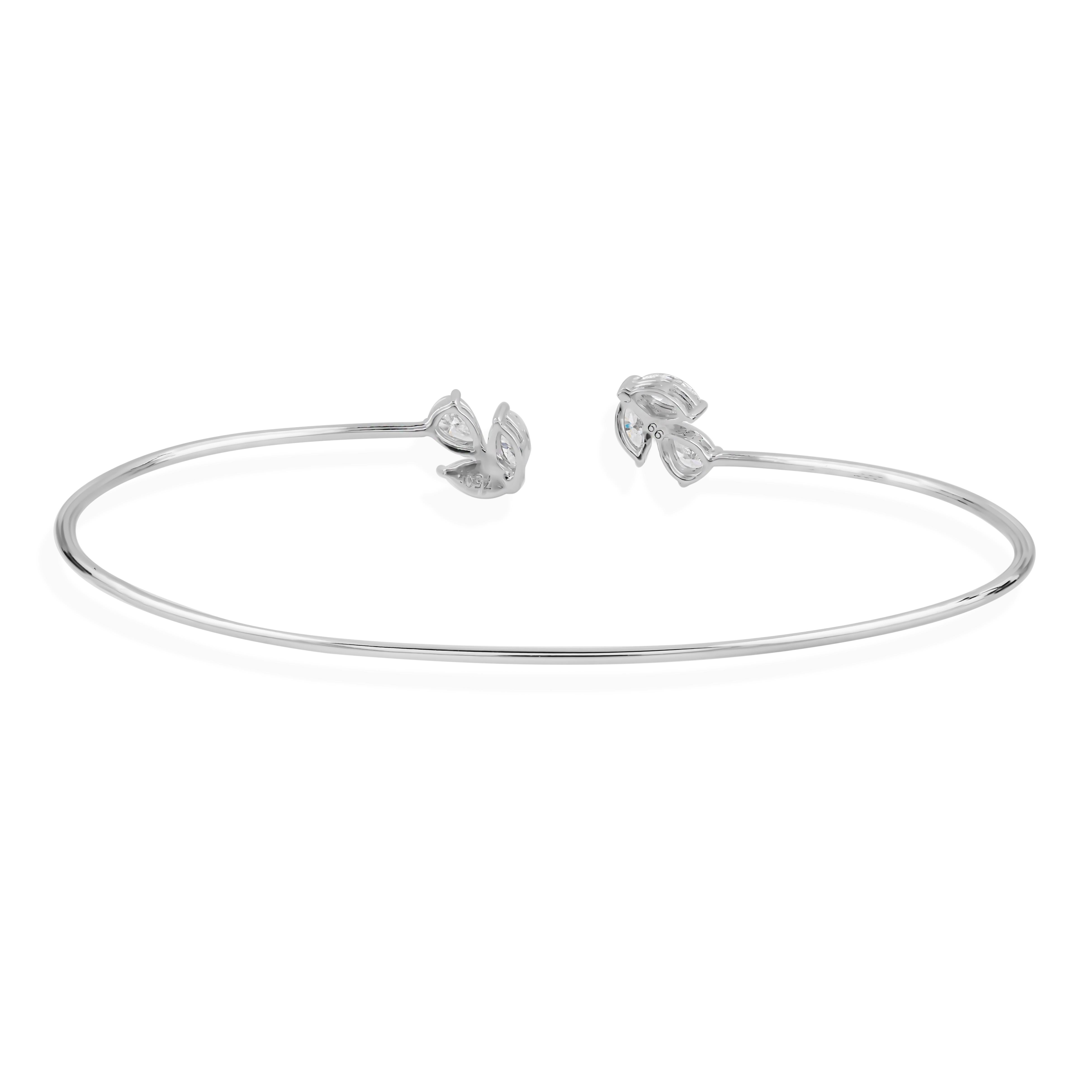 0,67 Carati SI/H Marquise Pear Diamond Bangle Bracciale in oro bianco 18 carati

Dettagli

Codice articolo :- SEB-61086
Peso lordo :- 2.61 gm
Oro bianco 18k Peso :- 2,48 gm
Peso del diamante naturale :- 0.67 carati. ( purezza SI e colore