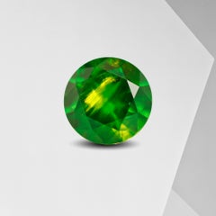 0.67 ct Horsetail Inclusion Russian Demantoid Garnet Loose Gemstone