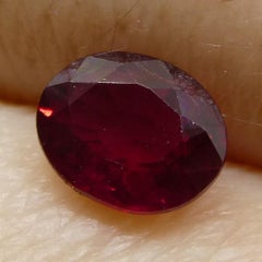 0.67 ct Ovaler Rubin Birma