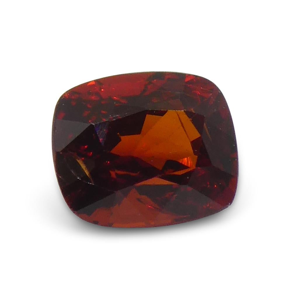 0.67ct Cushion Red Jedi Spinel from Sri Lanka For Sale 4