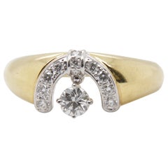 0.68 Carat Diamond Ring in 18 Karat Gold