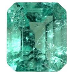0.68 Carat Natural Loose Colombian Emerald-Emerald Cut