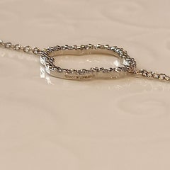 0.68 Carat VS G Color Diamond White Gold Grams 4.02 Bracelet