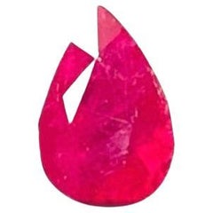 0.68 Ct GIA Certificate Natural Ruby Burma unheated Pigeon Blood color gemstone