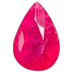 0.68 Ct GIA Certificate Natural Ruby Burma unheated Pigeon Blood color gemstone