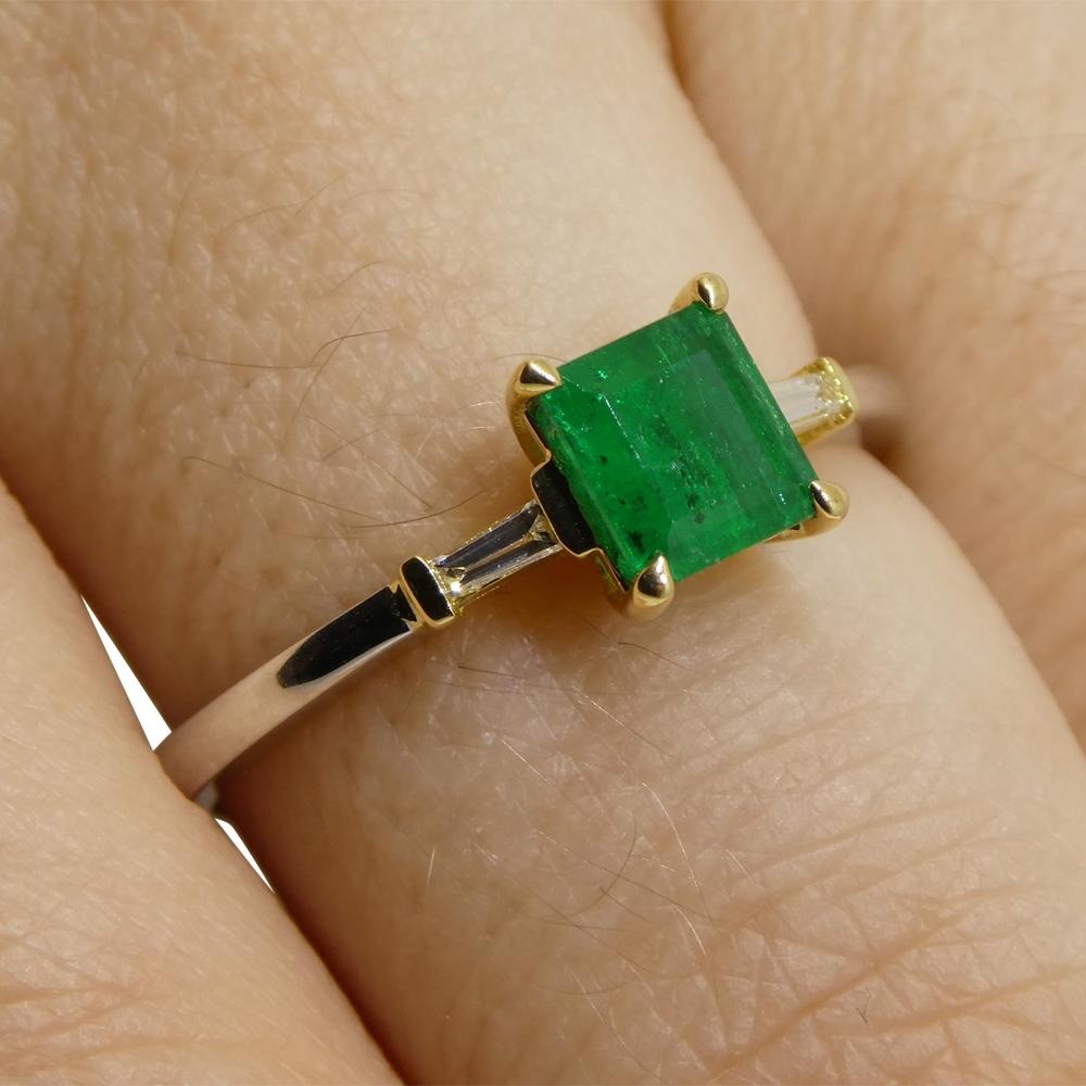 Gem Type: Emerald
Number of Stones: 1
Weight: 0.68 cts
Measurements: 5.22 x 4.74 x 3.11 mm
Shape: Square
Cutting Style Crown: Step Cut
Cutting Style Pavilion: Step Cut
Transparency: Transparent
Clarity: Moderately Included: Inclusions easily visible