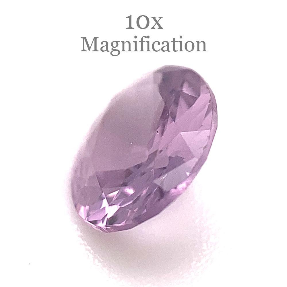 0.68ct Oval Lavender Purple Spinel from Sri Lanka Unheated For Sale 8