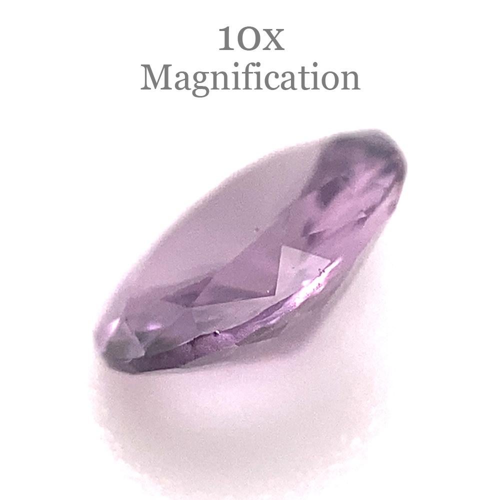 Oval Cut 0.68ct Oval Lavender Purple Spinel from Sri Lanka Unheated For Sale
