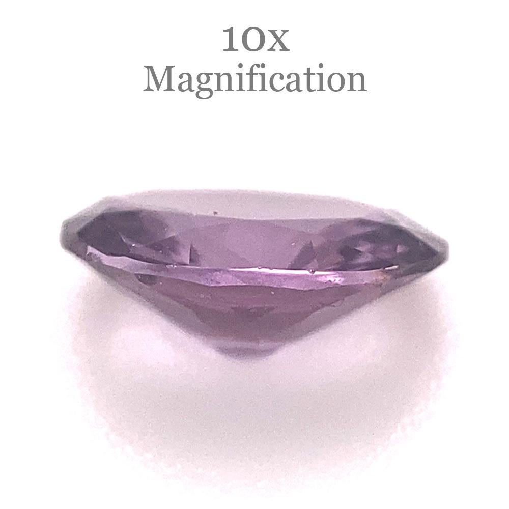 Women's or Men's 0.68ct Oval Lavender Purple Spinel from Sri Lanka Unheated For Sale