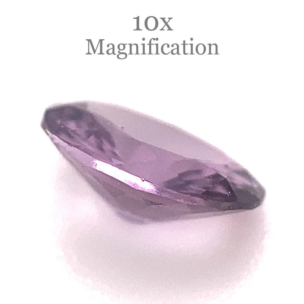 0.68ct Oval Lavender Purple Spinel from Sri Lanka Unheated For Sale 1