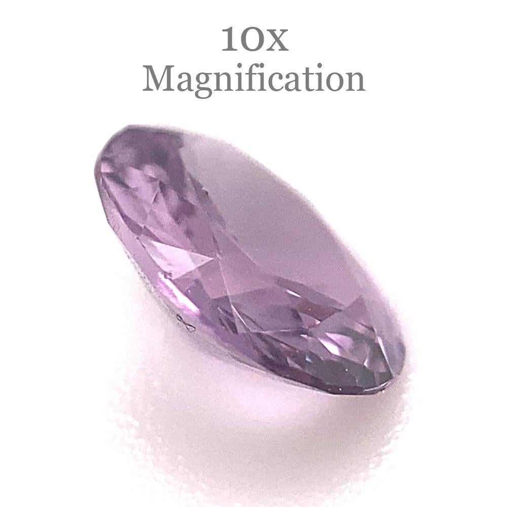 0.68ct Oval Lavender Purple Spinel from Sri Lanka Unheated For Sale 2