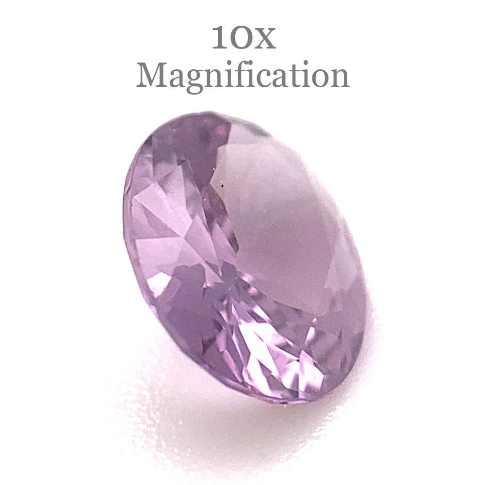 0.68ct Oval Lavender Purple Spinel from Sri Lanka Unheated For Sale 3