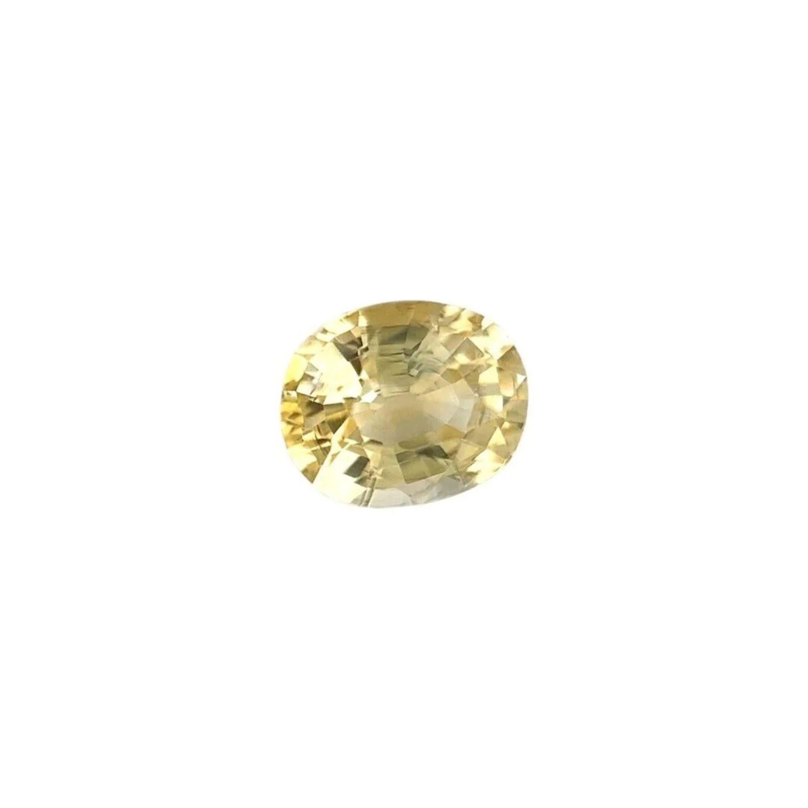 0.68ct Vivid Yellow Ceylon Sapphire Oval Cut Loose Gemstone 5.6x4.6mm

Natural Vivid Yellow Ceylon Sapphire Gemstone.
0.68 Carat with a beautiful vivid yellow colour and an excellent oval cut. Also has excellent clarity, very clean stone.
Standard