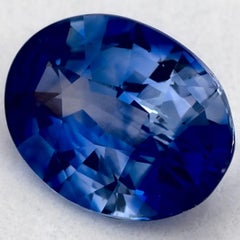 0.69 Ct Blue Sapphire Oval Loose Gemstone