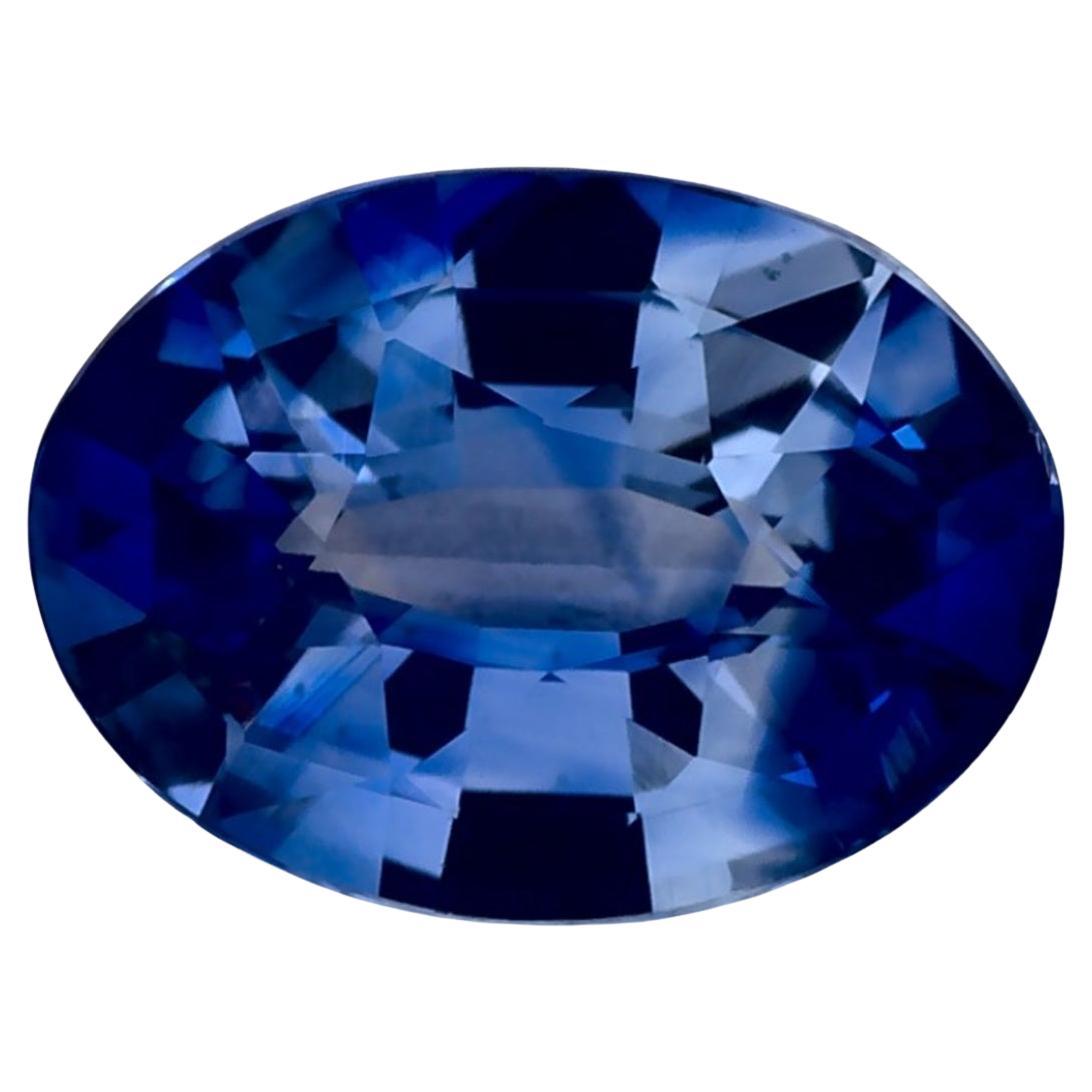 0.69 Ct Blue Sapphire Oval Loose Gemstone