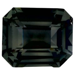 0.69 Ct Green Sapphire Octagon Loose Gemstone