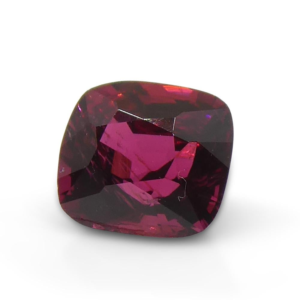 0.69ct Cushion Red Jedi Spinel from Sri Lanka For Sale 6