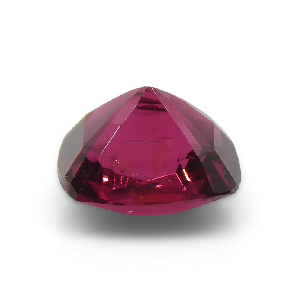 0.69ct Cushion Red Jedi Spinel from Sri Lanka For Sale 1