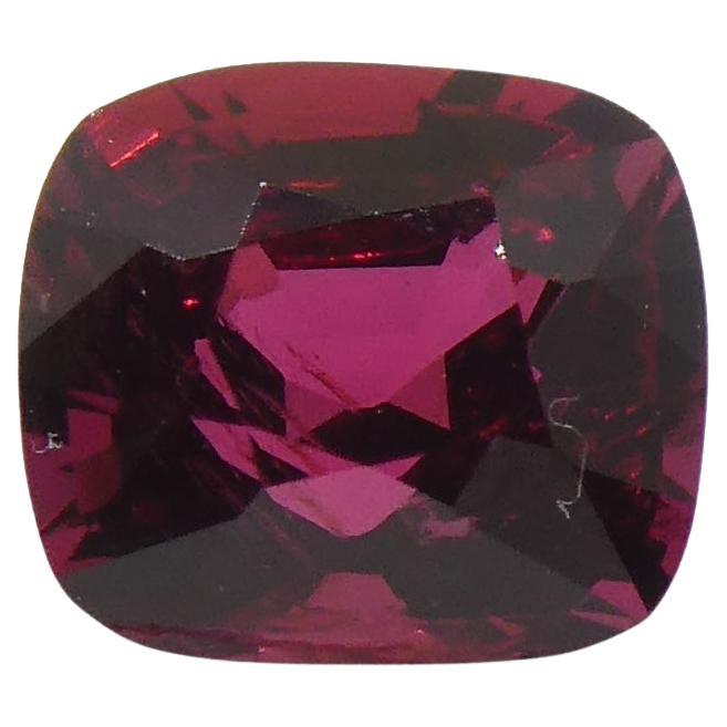 0.69ct Cushion Red Jedi Spinel from Sri Lanka For Sale