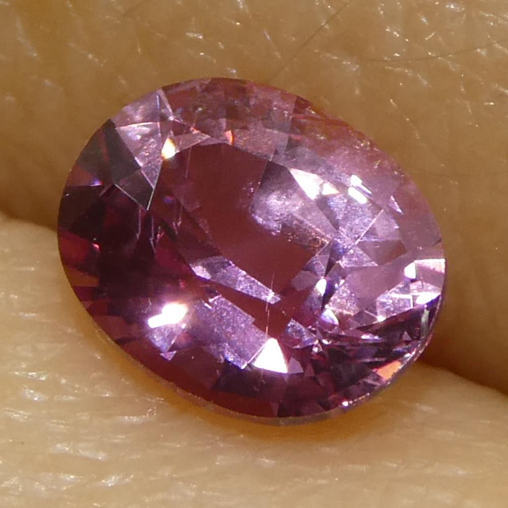 Zaffiro rosa ovale del Madgascar 0,69ct in vendita 6