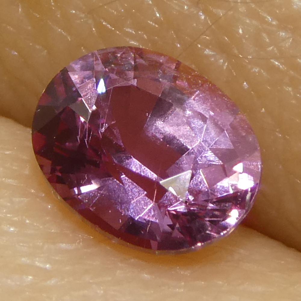 Zaffiro rosa ovale del Madgascar 0,69ct in vendita 7