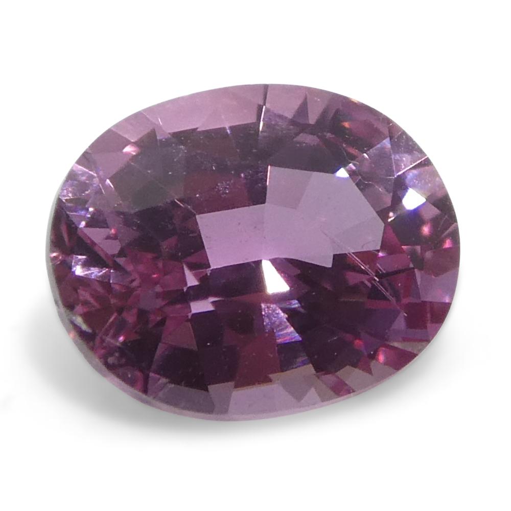 Zaffiro rosa ovale del Madgascar 0,69ct in vendita 2