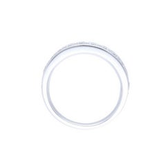 0.7 Carat Diamond Wedding Band 1981 Classic Collection Ring in 18K White Gold