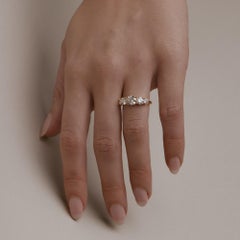 0.7 Carat Round Brilliant Statement Brilliant White SI 14K White Gold