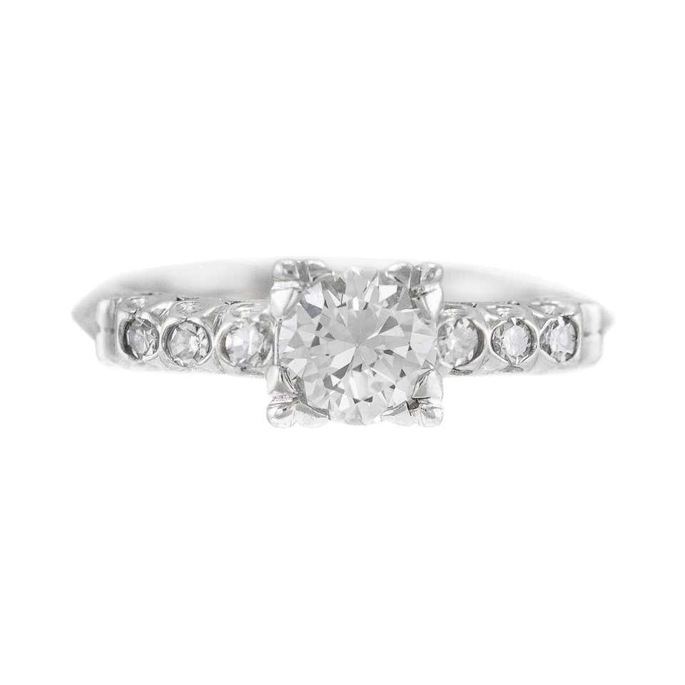 Edwardian 0.70 Carat Diamond Daisy Cluster Ring, circa 1910s For Sale ...