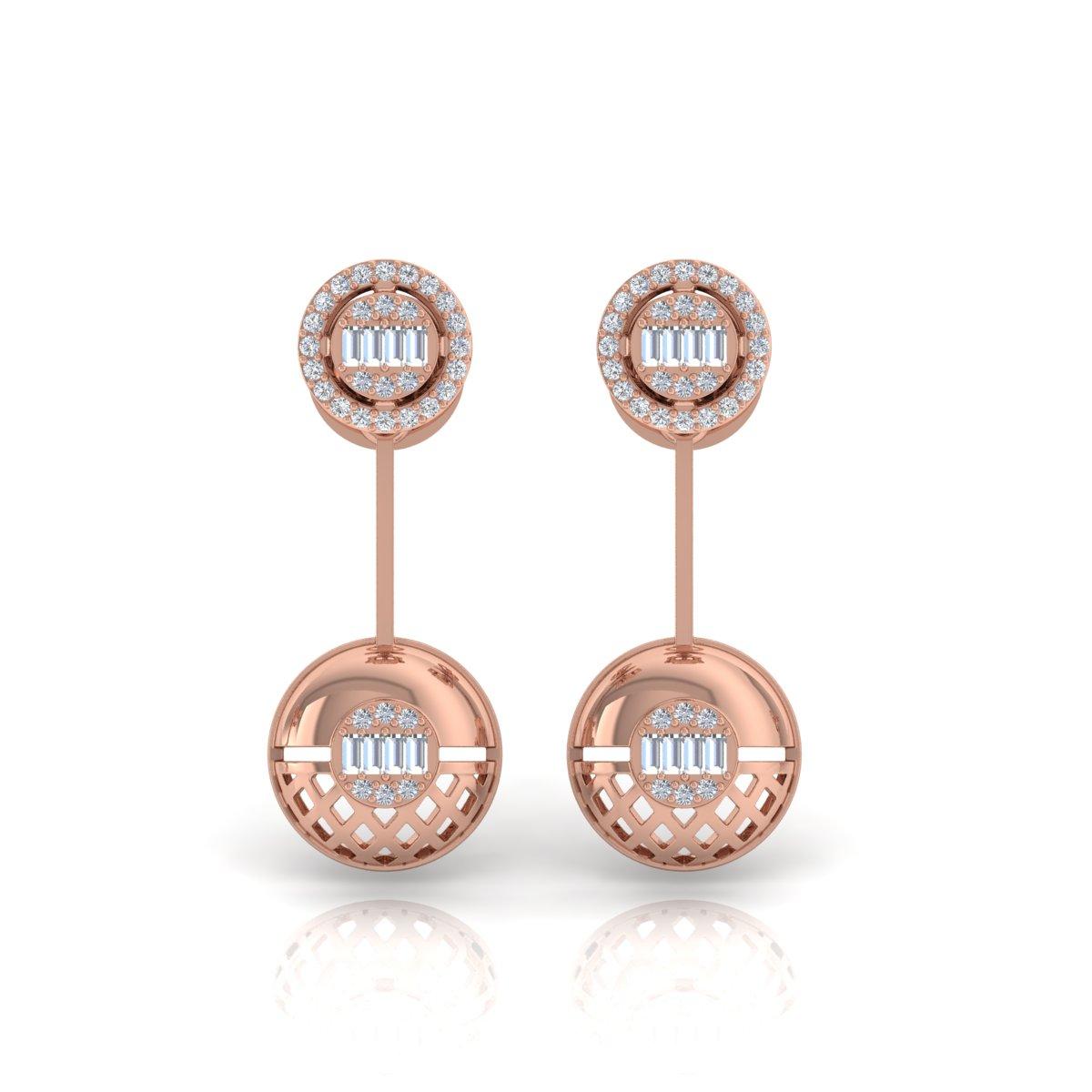 Fundidos en oro de 18 quilates, estos exquisitos pendientes están engastados con 0,70 quilates de brillantes diamantes.

SIGUE LA TIENDA DE SPECTRUM JEWELS para ver la última colección y piezas exclusivas. Spectrum Jewels se enorgullece de ser uno