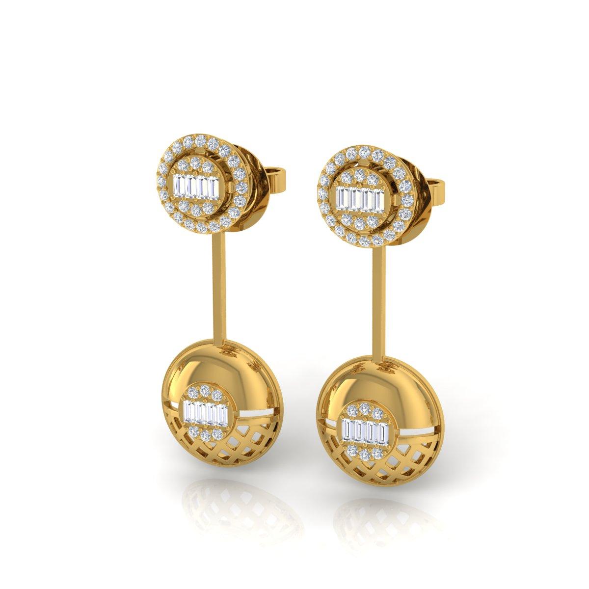 Cast from 18-karat gold, these exquisite earrings are handset with 0.70 carats of sparkling diamonds.

FOLLOW SPECTRUM JEWELS storefront to view the latest collection & exclusive pieces. Spectrum Jewels is proudly rated as a Top Seller on 1stdibs