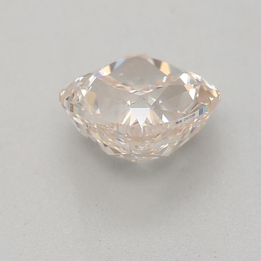 0.70 Carat Light Pinkish Brown Cushion cut diamond VS1 Clarity GIA Certified  In New Condition For Sale In Kowloon, HK