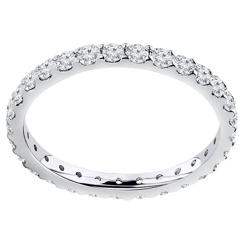 For Sale:  0.70 Carat Natural Round Cut Eternity Diamond Band