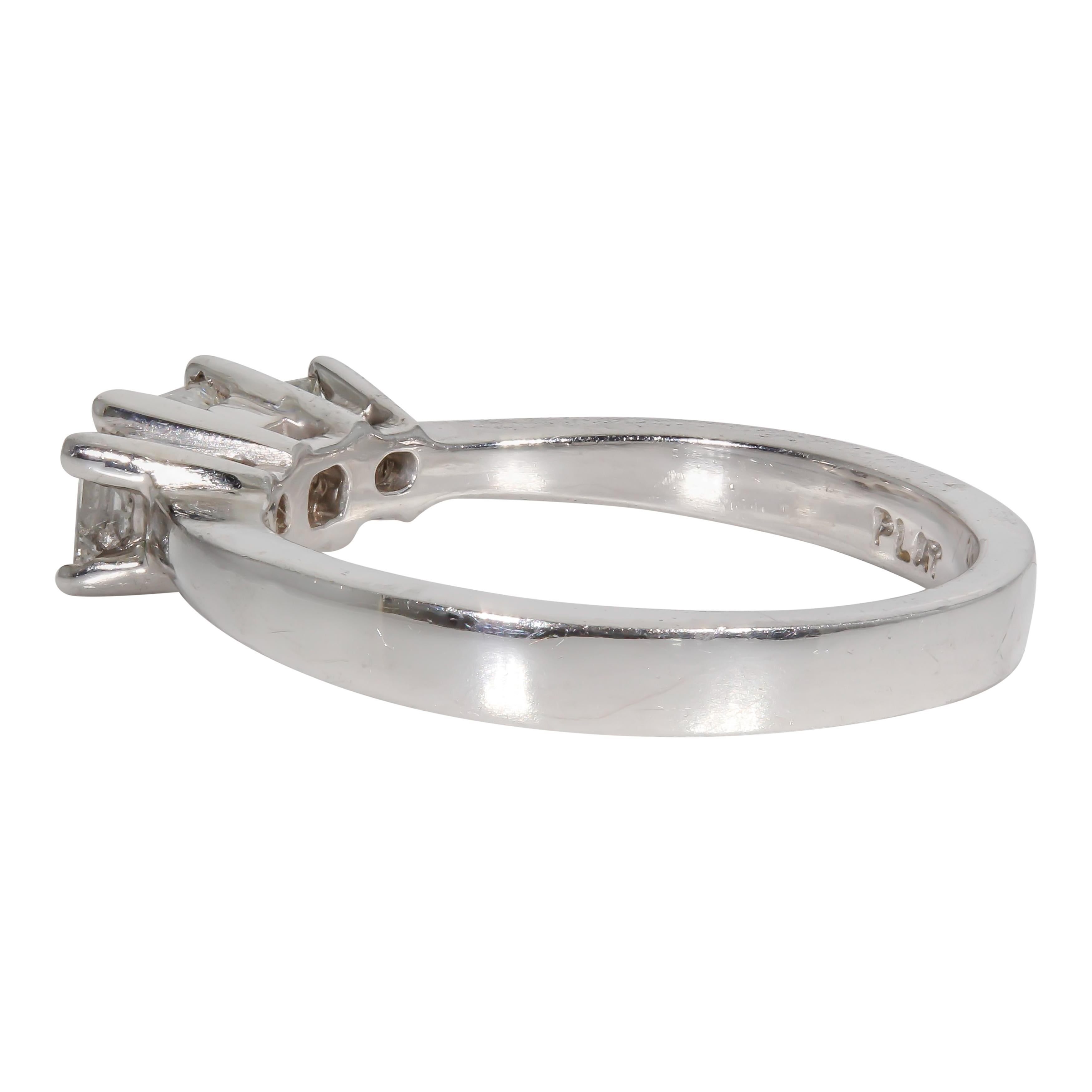 Women's 0.70 Carat Three-Stone Diamond Engagement Ring